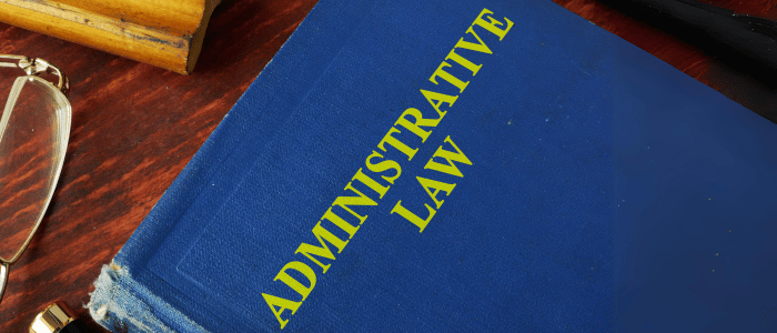 Faulty concept of administrative law	