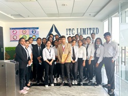 ITC Industrial visit for BBA LLB