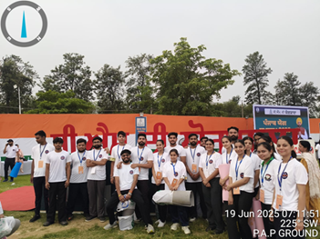 NSS Volunteers Participate in CM Ki Yogshala