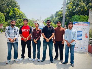 NSS Volunteers Perform Duty at KMV College under Youth Services Department